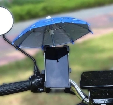 Parasole dritto Cornice robusta Manuale Display aperto personalizzato Mini Parasole per telefono
