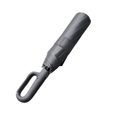 Portable Buckle Hook Loop Lock Handle Umbrella in blu per la protezione solare e facile da trasportare