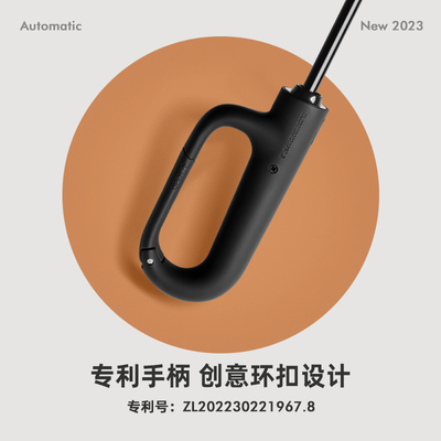 Portable Buckle Hook Loop Lock Handle Umbrella in blu per la protezione solare e facile da trasportare