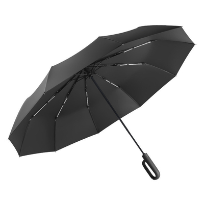 Portable Buckle Hook Loop Lock Handle Umbrella in blu per la protezione solare e facile da trasportare