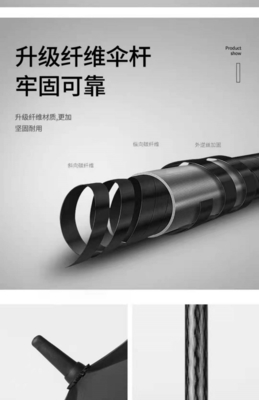 Customized Agile Supply Chain Golf Straight Windproof Umbrella con tessuto di nylon 190T