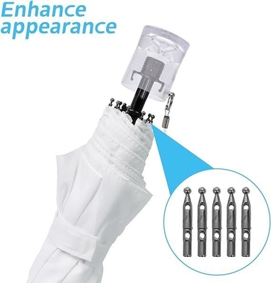 12 Pcs Copertura per ombrello pieghevole Copertura ossea per ombrello in metallo Componenti gomma per adulti
