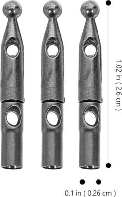 12 Pcs Copertura per ombrello pieghevole Copertura ossea per ombrello in metallo Componenti gomma per adulti