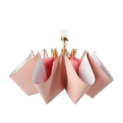 Quadro a fusoliera di metallo ombrello di ombrello a sfumatura personalizzato popolare per le donne tutto in una funzione