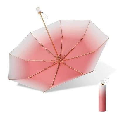 Quadro a fusoliera di metallo ombrello di ombrello a sfumatura personalizzato popolare per le donne tutto in una funzione