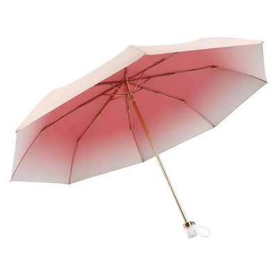 Quadro a fusoliera di metallo ombrello di ombrello a sfumatura personalizzato popolare per le donne tutto in una funzione