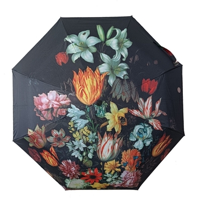 Spedizione rapida Ombrello personalizzato con disegno di fiori fai da te e logo di stampa esclusivo