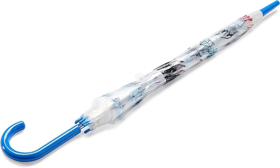Bambini di ritorno a scuola basi trasparente Bubble Stars ombrello con manico per gancio