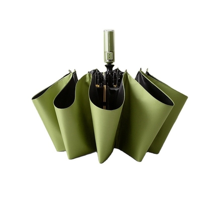Umbrella popolare sul mercato a prova di vento e protezione UV con maniglia meccanica a cristallo