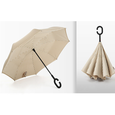 Umbrella 8K 23inch 190T Pongee inverso doppio strato C Manuale manuale aperto