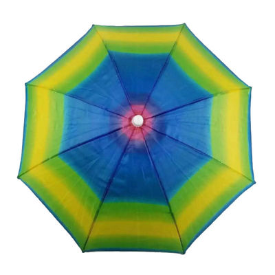 Mini cappello ombrello per adulti con materiale di costole in acciaio e logo stampato su misura