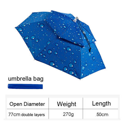 Cappello da pesca a doppio strato con maniglia di plastica