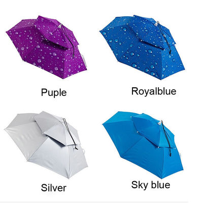 Cappello da pesca a doppio strato con maniglia di plastica