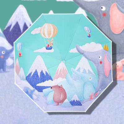 Adulti Modello Unico Auto Pieghevole Sole Pioggia Bambini Ombrello Con Maniglia Rivestita Di Gomma