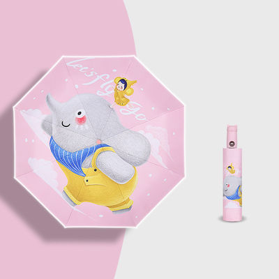 Adulti Modello Unico Auto Pieghevole Sole Pioggia Bambini Ombrello Con Maniglia Rivestita Di Gomma