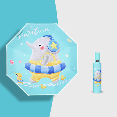 Adulti Modello Unico Auto Pieghevole Sole Pioggia Bambini Ombrello Con Maniglia Rivestita Di Gomma