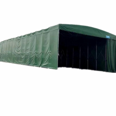 Tenda di esposizione commerciale all' esterno impermeabile, a spinta e a tiraggio, garage pieghevole, magazzino di veicoli
