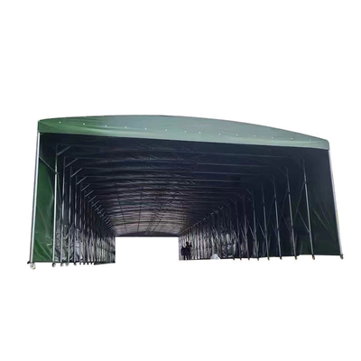Tenda di esposizione commerciale all' esterno impermeabile, a spinta e a tiraggio, garage pieghevole, magazzino di veicoli