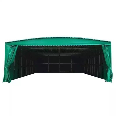 Tenda di esposizione commerciale all' esterno impermeabile, a spinta e a tiraggio, garage pieghevole, magazzino di veicoli