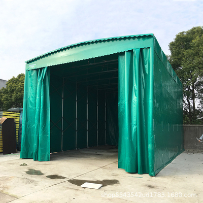Tenda di esposizione commerciale all' esterno impermeabile, a spinta e a tiraggio, garage pieghevole, magazzino di veicoli