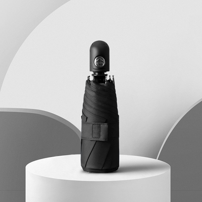Parasole con rivestimento nero BSCI Mini Pocket Capsule Protezione UV Cinque ombrelli pieghevoli