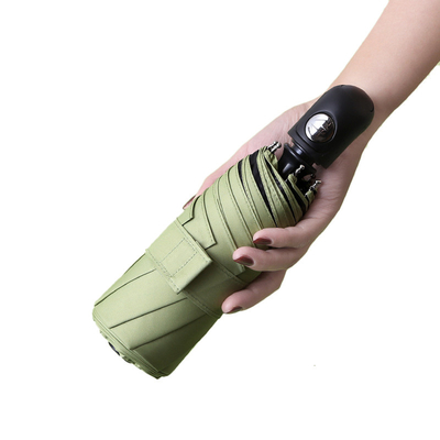 Parasole con rivestimento nero BSCI Mini Pocket Capsule Protezione UV Cinque ombrelli pieghevoli