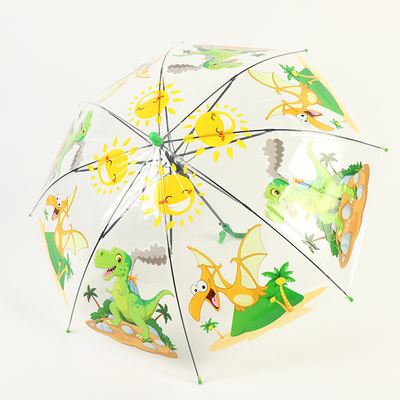 190T ombrello per bambini in tessuto di nylon pubblicità personalizzata e ombrello per bambini