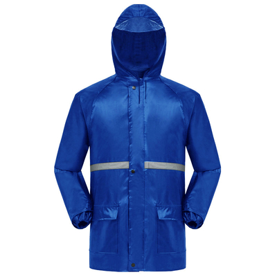 Logo personalizzato Work Rain Coat Giacca impermeabile da uomo per tutte le stagioni Abito da pioggia in due pezzi