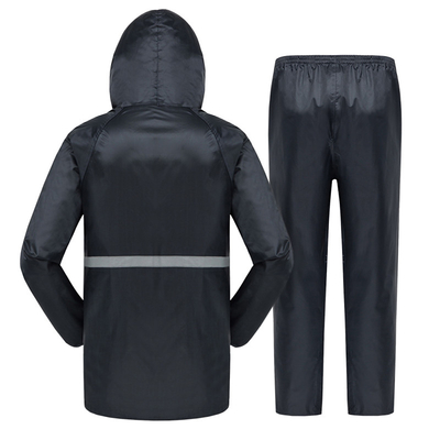 Logo personalizzato Work Rain Coat Giacca impermeabile da uomo per tutte le stagioni Abito da pioggia in due pezzi