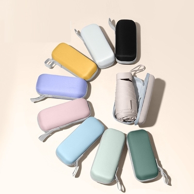 Logo personalizzato Mini ombrello portatile 5 volte per giorni di sole e protezione personalizzata