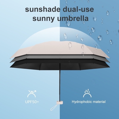 Logo personalizzato Mini ombrello portatile 5 volte per giorni di sole e protezione personalizzata