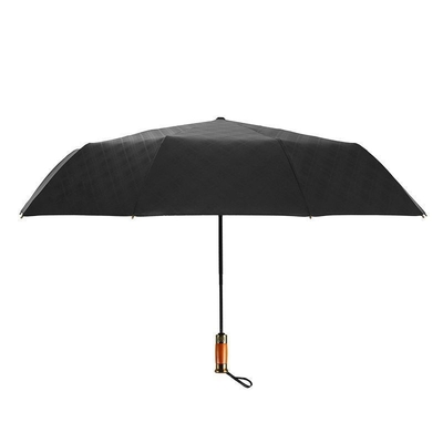 106 cm di diametro aperto ombrello regalo pubblicitario per uomini con maniglia in legno