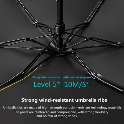 X503 Miniombrello ultraleggero portatile a sei pieghe per protezione e portabilità UV