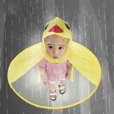 Stampa logo personalizzata Bambini impermeabile trasparente impermeabile Poncho per dimensioni convenzionali