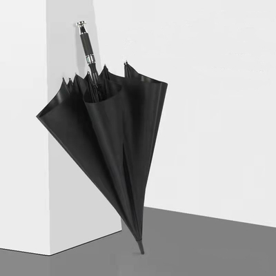190T Pongee Golf Straight Pole Umbrella per la pioggia e il sole