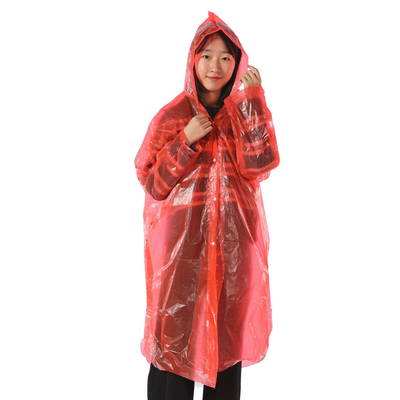 Adulti Glam Design stile impermeabile trasparente lunghissimo poncho a cappuccio usa e getta