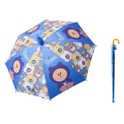 Ombrello per bambini con design ultra-leggero e controllo semiautomatico di diametro aperto 85cm