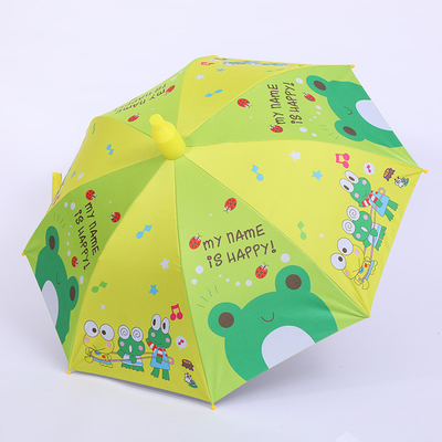 Design minimalista stile ombrello per bambini logo personalizzato attrezzatura da pioggia per ragazzi ragazze