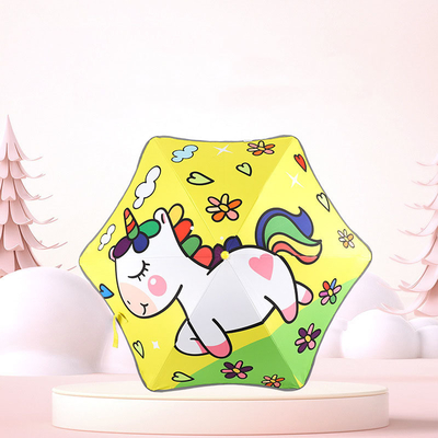 Leggera ombrello tutto in uno per bambini UPF50 protezione solare 74cm di diametro aperto