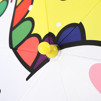 Leggera ombrello tutto in uno per bambini UPF50 protezione solare 74cm di diametro aperto