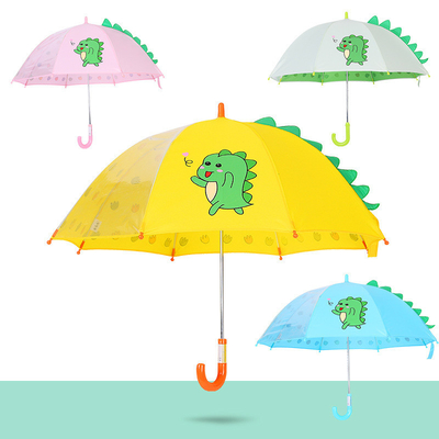 17 pollici * 8k Cute Kids Umbrella con orecchie Controllo manuale Disegni e colori casuali