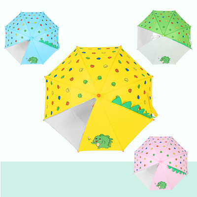 17 pollici * 8k Cute Kids Umbrella con orecchie Controllo manuale Disegni e colori casuali
