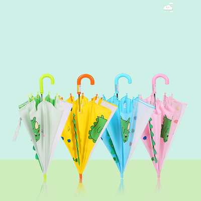 17 pollici * 8k Cute Kids Umbrella con orecchie Controllo manuale Disegni e colori casuali