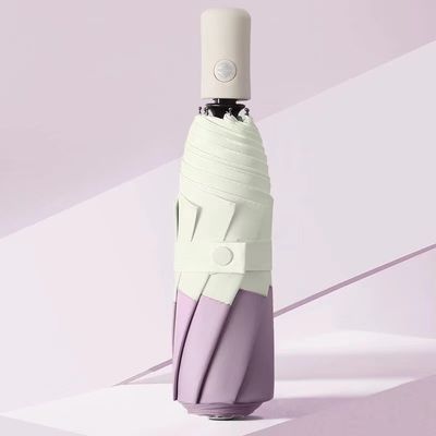 Doppio colore 8K 3 Pieghevole Protezione solare Auto ombrello Pieghevole automatico MQO 100PCS