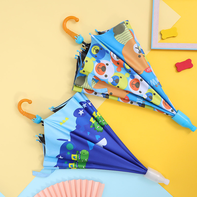 Stile minimalismo Pubblicità su misura Ombrello per bambini con protezione solare e apertura automatica