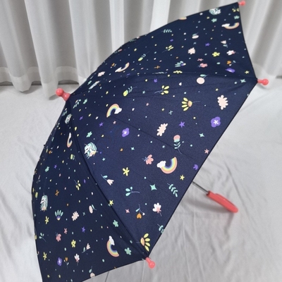 Rainbow Kids Umbrella Long Handle sicuro e facile da aprire per i bambini dell'asilo