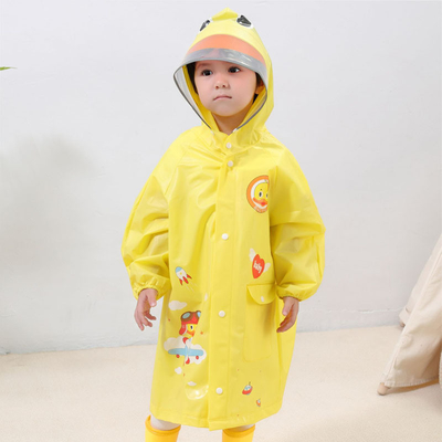 Mantello da pioggia per bambini cartone animato riflettente a strisce Mantello da pioggia per adulti stampato Bambini Giacca da pioggia