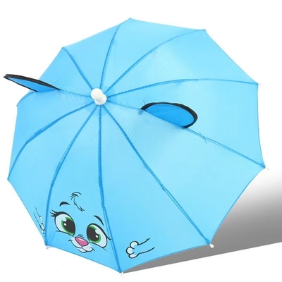Stile speciale 170T tessuto di nylon 11 pollici * 10k ombrello 3D stampato su misura per bambini