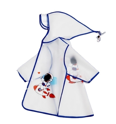 EVA impermeabili per bambini trasparente spessa un pezzo lungo poncho e scarpe da pioggia set