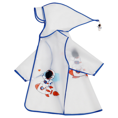 EVA impermeabili per bambini trasparente spessa un pezzo lungo poncho e scarpe da pioggia set